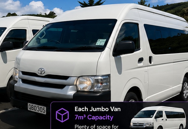 JEM Deliveries jumbo vans
